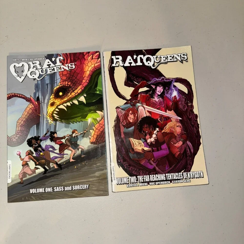 Rat Queens‎ Vol 1 & 2 Graphic Novel Set Kurtis J. Wiebe HC Image Comics